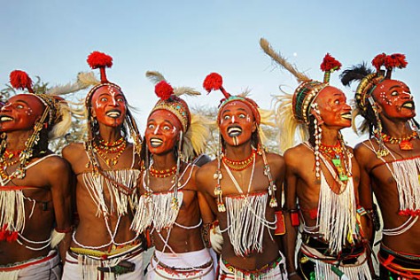 BBC Human Planet : Wodaabe Gerewol , Niger , Africa